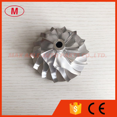 K27 44.30/73.88mm 7+7 blades5327-123-2228 milling/aluminum 2618/billet compressor wheel for 5326-988-6016/6094/6035