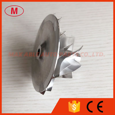 K27 44.30/73.88mm 7+7 blades5327-123-2228 milling/aluminum 2618/billet compressor wheel for 5326-988-6016/6094/6035