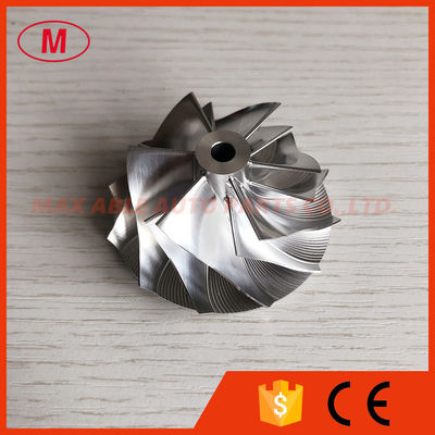 GT15-25 41.80/54.00mm 6+6 blades high performance Turbo milling/aluminum 2618/billet compressor wheel