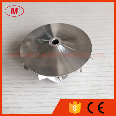 GT15-25 41.80/54.00mm 6+6 blades high performance Turbo milling/aluminum 2618/billet compressor wheel