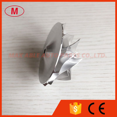 GT15-25 41.80/54.00mm 6+6 blades high performance Turbo milling/aluminum 2618/billet compressor wheel