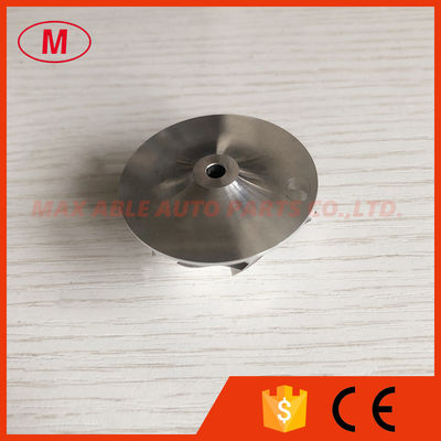 KP35 reverse 7+0 blades 30.39/43.00mm point milling turbo milling/aluminum 2618/billet compressor wheel