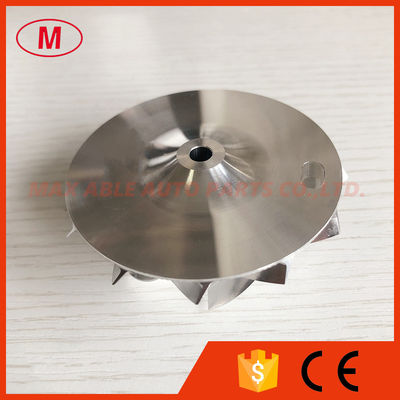 B03G reverse 51.00/68.00mm 6+6 blades high performance turbo milling/aluminum 2618/billet compressor wheel