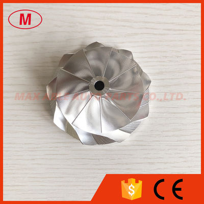 G30-770 Forward 59.00/76.00mm 9+0 blades point milling turbo milling/aluminum 2618/billet compressor wheel