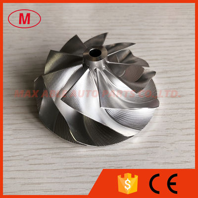 G30-770 Forward 59.00/76.00mm 9+0 blades point milling turbo milling/aluminum 2618/billet compressor wheel