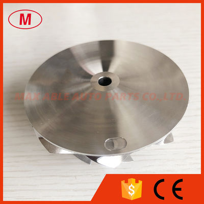 G30-770 Forward 59.00/76.00mm 9+0 blades point milling turbo milling/aluminum 2618/billet compressor wheel