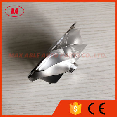 G30-770 Forward 59.00/76.00mm 9+0 blades point milling turbo milling/aluminum 2618/billet compressor wheel