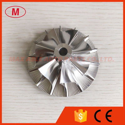 55.83/82.00mm 7+7blades turbo Turbocharger milling/aluminum 2618/billet compressor wheel