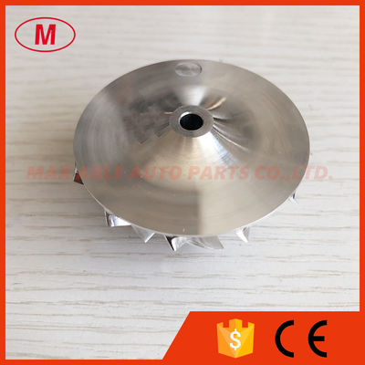 RHV4 VD20022 38.75/52.48mm 6+6 blades performance turbo milling/aluminum 2618/billet compressor wheel for L200 1515A17D