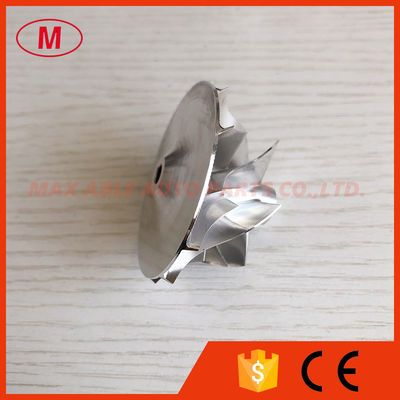 RHV4 VD20022 38.75/52.48mm 6+6 blades performance turbo milling/aluminum 2618/billet compressor wheel for L200 1515A17D