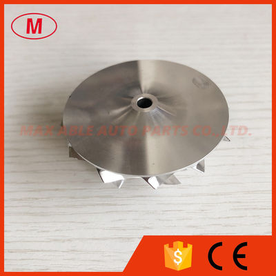 GTA15-25 436132 43.41/56.02mm 11+0 blades high performance turbo milling/aluminum 2618/billet compressor wheel