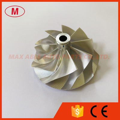 G25-550 reverse 48.35/60.00mm 9+0 Blades Point milling turbo aluminum 2618/Milling/billet compressor wheel