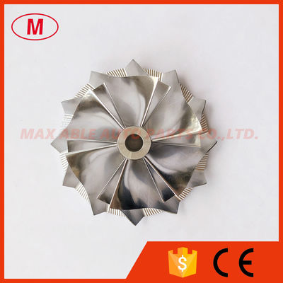TB25 445436-0009 47.20/60.13mm 6+6 blades high performance turbocharger milling/aluminum 2618/billet compressor wheel