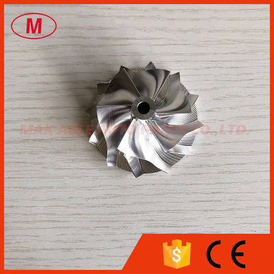 RHF5 forward 39.94/52.50mm 6+6 blades high performance Turbo milling/aluminum 2618/billet compressor wheel for 06H145702