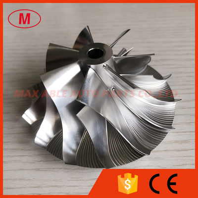 RHC7 57.23/85.90mm 7+7 blades high performance Turbocharger milling/aluminum 2618/billet compressor wheel