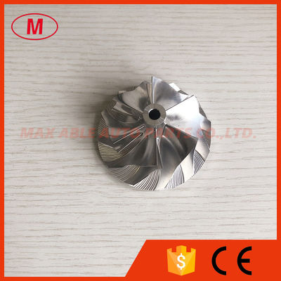 RHF55 reverse 53.11/71.00mm 6+6 blades turbocharger milling/aluminum 2618/billet compressor wheel