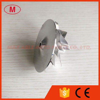 RHF55 reverse 53.11/71.00mm 6+6 blades turbocharger milling/aluminum 2618/billet compressor wheel