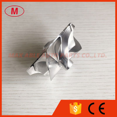 RHF55 reverse 53.11/71.00mm 6+6 blades turbocharger milling/aluminum 2618/billet compressor wheel