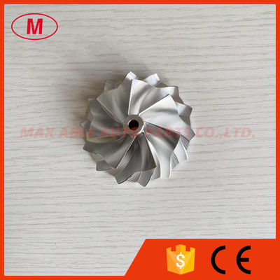 GT30 reverse 54.50/70.00mm 7+7 blades High performance Turbo milling/aluminum 2618/billet compressor wheel