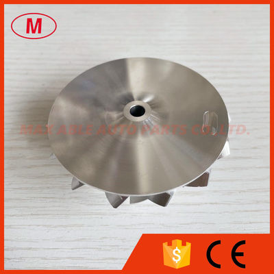 GT30 reverse 54.50/70.00mm 7+7 blades High performance Turbo milling/aluminum 2618/billet compressor wheel