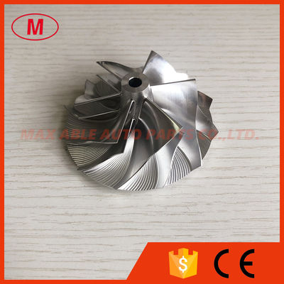 reverse 6+6 blades 57.04/76.13mm high performance turbo milling/aluminum 2618/billet compressor wheel