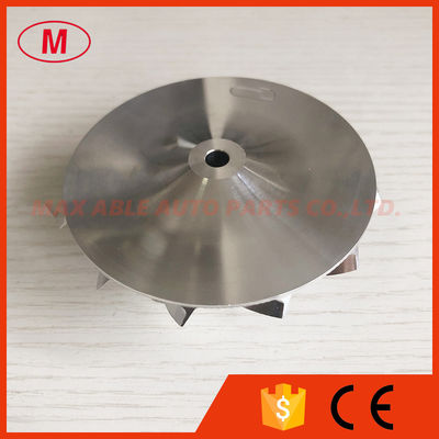 reverse 6+6 blades 57.04/76.13mm high performance turbo milling/aluminum 2618/billet compressor wheel