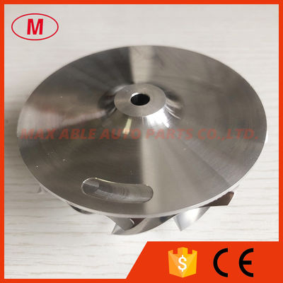 reverse 9+0 blades 62.00/76.00mm turbo milling/aluminum 2618/billet compressor wheel