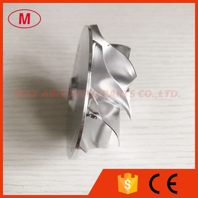 reverse 9+0 blades 62.00/76.00mm turbo milling/aluminum 2618/billet compressor wheel