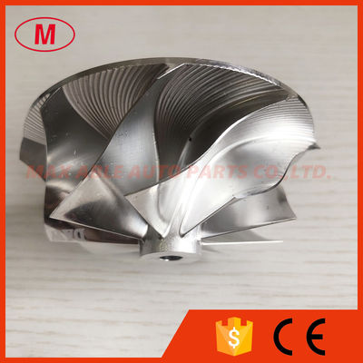 reverse 9+0 blades 62.00/76.00mm turbo milling/aluminum 2618/billet compressor wheel