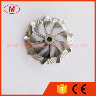 TD04 reverse 42.00/60.00mm 9+0 blades high performance Turbocharger milling/aluminum 2618/billet compressor wheel