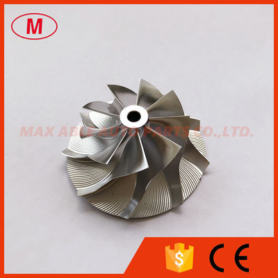 TD04 reverse 42.00/60.00mm 9+0 blades high performance Turbocharger milling/aluminum 2618/billet compressor wheel