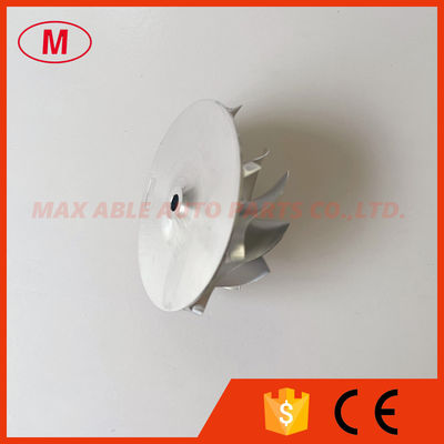 TD04 46.00/62.00mm 9+0 blades high performance Turbocharger milling/aluminum 2618/billet compressor wheel