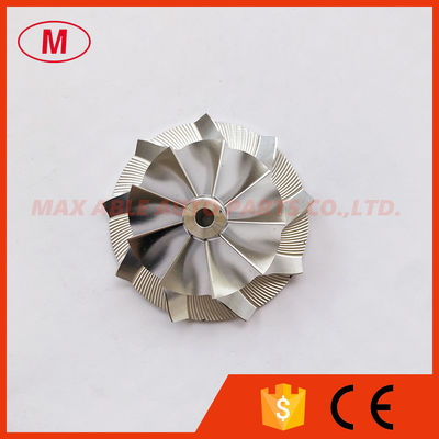 TD03 forward 35.53/50.96mm 9+0 blades high performance Turbo milling/aluminum 2618/billet compressor wheel