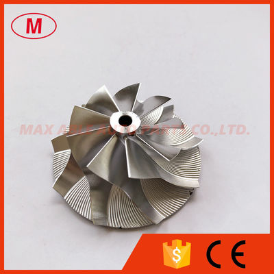 TD03 forward 35.53/50.96mm 9+0 blades high performance Turbo milling/aluminum 2618/billet compressor wheel