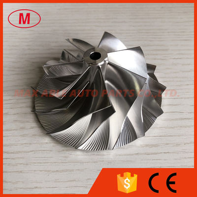 T04S reverse 8635R P00767 62.30/86.15mm 7+7 blades performance turbo aluminum 2618/milling/billet compressor wheel