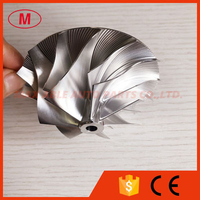T04S reverse 8635R P00767 62.30/86.15mm 7+7 blades performance turbo aluminum 2618/milling/billet compressor wheel