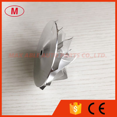 CT26 50.00/68.00mm 6+6 Blades high performance turbo aluminum 2618/milling/billet compressor wheel