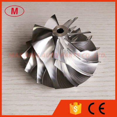 K27 61.47/89.00mm 7+7 blades Turbo milling/aluminum 2618/billet compressor wheel