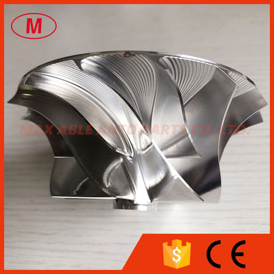 K27 61.47/89.00mm 7+7 blades Turbo milling/aluminum 2618/billet compressor wheel