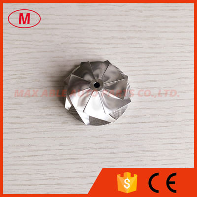 KP39 41.61/52.00mm 8+0 blades high performance turbocharger milling/aluminum 2618/Billet compressor wheel