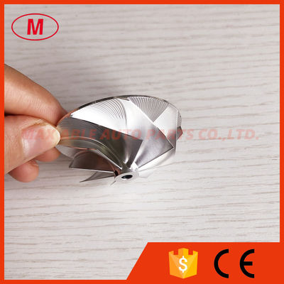 KP39 41.61/52.00mm 8+0 blades high performance turbocharger milling/aluminum 2618/Billet compressor wheel