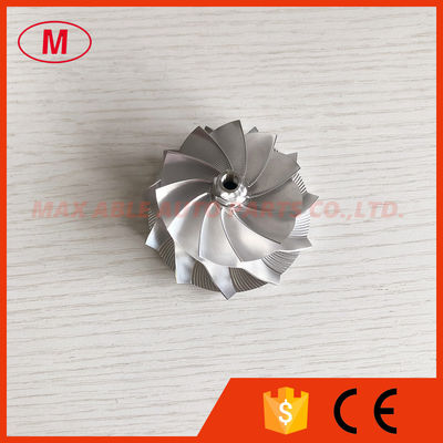 TD05H 52.56/68.01mm 11+0 blades high performance point milling Bullet Head milling/aluminum 2618/billet compressor wheel
