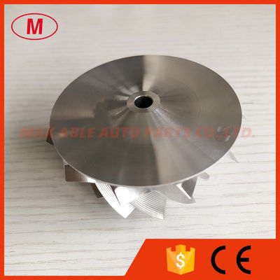 TD05H 52.56/68.01mm 11+0 blades high performance point milling Bullet Head milling/aluminum 2618/billet compressor wheel