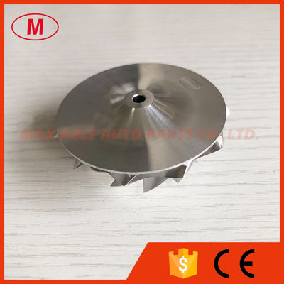 GT12 reverse 42.12/56.03mm 11+0 blades high performance turbocharger milling/aluminum 2618/billet compressor wheel