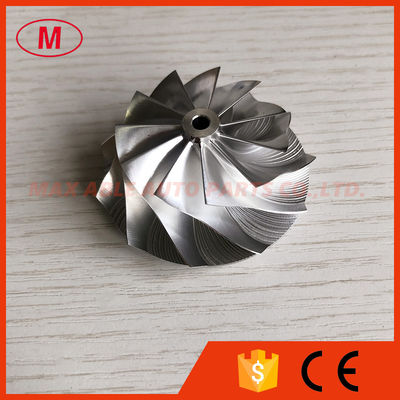 GT12 42.12/56.03mm 11+0 blades high performance turbocharger milling/aluminum 2618/billet compressor wheel