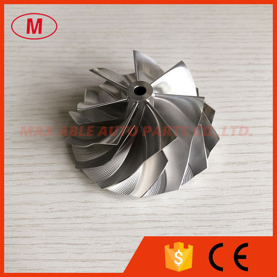 B03G reverse 7+7 blades 59.00/76.00mm High performance Turbo milling/aluminum 2618/billet compressor wheel cutback 0.0