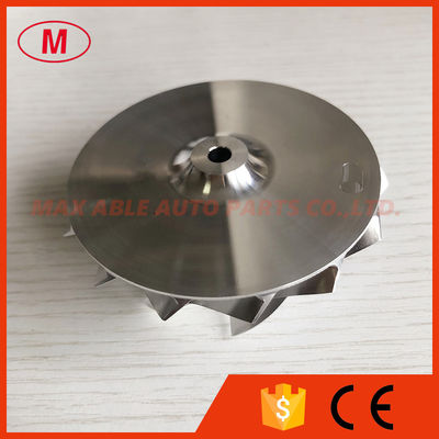 B03G reverse 7+7 blades 59.00/76.00mm High performance Turbo milling/aluminum 2618/billet compressor wheel cutback 0.0