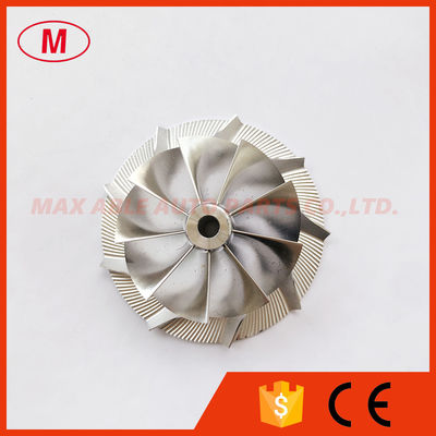 TD04 reverse 44.45/62.00mm 9+0 blades high performance turbo aluminum 2618/billet compressor wheel
