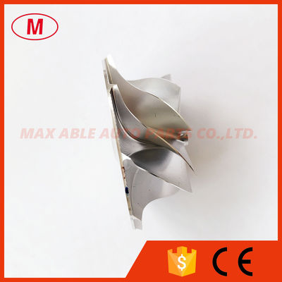 TD04 reverse 44.45/62.00mm 9+0 blades high performance turbo aluminum 2618/billet compressor wheel