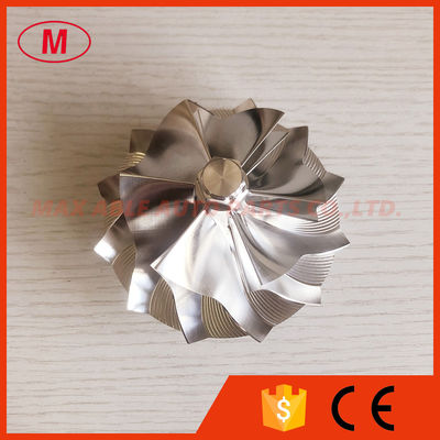 GT38 63.50/88.25mm 6+6blades high performance turbo milling/aluminum 2618/billet compressor wheel